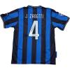 imageAutographedSigned Javier Zanetti Inter Milan Soccer Futbol Jersey Beckett BAS COA