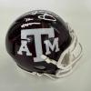 imageAutographedSigned Johnny Manziel 12 Heisman Texas AampampM Aggies College Football Mini Helmet Beckett BAS COA