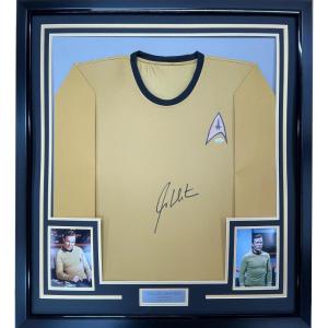 imageFramed AutographedSigned William Shatner 35x39 Star Trek Captain Kirk ShirtUniform JSA COA