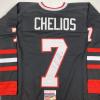 imageAutographedSigned Chris Chelios Chicago Black Hockey Jersey JSA COA