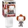 imageBill Skarsgard Pennywise the Dancing Clown 1746 Facsimile Signed Reprint Laser Autographed Funko POP Movies IT Welcome To Derry Figurine with Protector Case