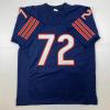 imageFacsimile Autographed William Perry The Refrigerator Chicago Blue Reprint Laser Auto Football Jersey Size Mens XL