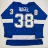 imageAutographedSigned Brandon Hagel Tampa Bay Blue Hockey Jersey JSA COA
