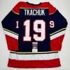 imageAutographedSigned Matthew Tkachuk Florida Blue Hockey Jersey JSA COA