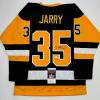 imageAutographedSigned Tristan Jarry Pittsburgh Black Hockey Jersey JSA COA