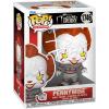 imageBill Skarsgard Pennywise the Dancing Clown 1746 Facsimile Signed Reprint Laser Autographed Funko POP Movies IT Welcome To Derry Figurine with Protector Case