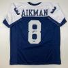 imageFacsimile Autographed Troy Aikman Dallas Thanksgiving Day Reprint Laser Auto Football Jersey Size Mens XL