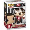 imageSteve Young 153 Facsimile Signed Reprint Laser Autographed Funko POP Legends San Francisco 49ers Figurine with Protector Case