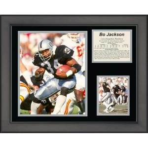 imageFramed Bo Jackson Oakland Las Vegas Raiders 11quotx14quot Football Three Photo Collage