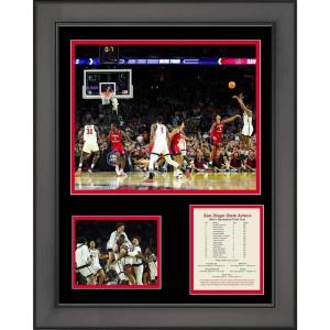 imageFramed San Diego State Aztecs Lamont Butler 2023 Final Four Buzzer Beater College Basketball 11quotx14quot Three Photo Collage