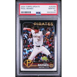 imageGraded 2024 Topps Update Paul Skenes US288 Rookie RC Baseball Card PSA 10 Gem Mint