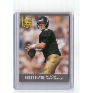 imageVintage 1991 Fleer Ultra Draft Picks Brett Favre 283 Rookie RC Football Card