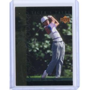 imageVintage 2001 Upper Deck Tigers Tales Tiger Woods TT5 Rookie RC Golf Card