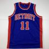imageAutographedSigned Isiah Thomas Detroit Blue Basketball Jersey Beckett BAS COA