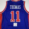 imageAutographedSigned Isiah Thomas Detroit Blue Basketball Jersey Beckett BAS COA