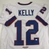 imageAutographedSigned Jim Kelly Buffalo White Football Jersey JSA COA