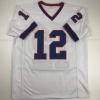imageAutographedSigned Jim Kelly Buffalo White Football Jersey JSA COA