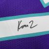 imageAutographedSigned Kon Knueppel Charlotte Purple Basketball Jersey JSA COA
