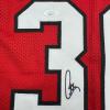 imageFramed AutographedSigned Stephen Steph Curry 35x39 Davidson Wildcats Red College Basketball Jersey JSA COA