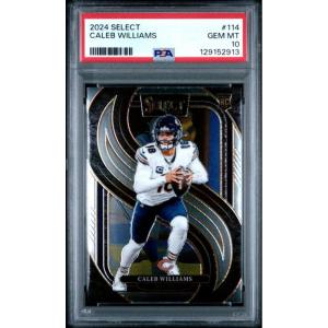 imageGraded 2024 Panini Select Caleb Williams 114 Rookie RC Football Card PSA 10 Gem Mint