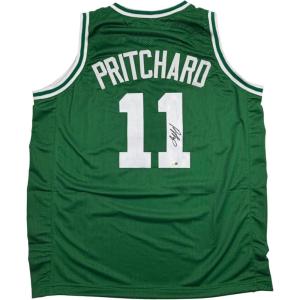 imageAutographedSigned Payton Pritchard Boston Green Basketball Jersey JSA COA