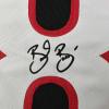 imageFacsimile Autographed Brent Burns Carolina Black Reprint Laser Auto Hockey Jersey Size Mens XL