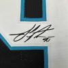 imageFacsimile Autographed Julius Peppers Carolina Black Reprint Laser Auto Football Jersey Size Mens XL