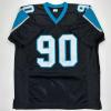 imageFacsimile Autographed Julius Peppers Carolina Black Reprint Laser Auto Football Jersey Size Mens XL