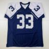 imageFacsimile Autographed Tony Dorsett Dallas Thanksgiving Day Reprint Laser Auto Football Jersey Size Mens XL