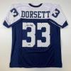 imageFacsimile Autographed Tony Dorsett Dallas Thanksgiving Day Reprint Laser Auto Football Jersey Size Mens XL
