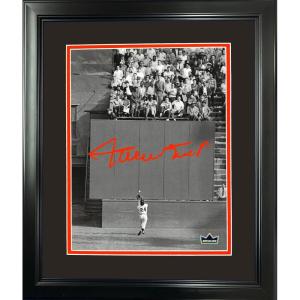 imageFramed Willie Mays Greatest Catch 1954 World Series San Francisco Giants Facsimile Laser Engraved Signature Auto 11x14 Baseball Photo HOFSM Holo