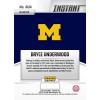image2025 Panini Instant NIL Bryce Underwood BUA Underwood Goes Over and Above in Opener Michigan Wolverines Rookie RC Football Card