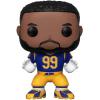imageAaron Donald 130 Funko POP Football St Louis Los Angeles Rams Figurine Bundle with HOFSM Protector Case