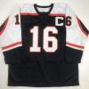 imageAutographedSigned Bob Bobby Clarke Philadelphia Black Hockey Jersey JSA COA