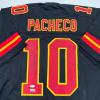 imageAutographedSigned Isiah Pacheco Kansas City Black Football Jersey JSA COA