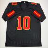 imageAutographedSigned Isiah Pacheco Kansas City Black Football Jersey JSA COA