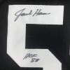 imageAutographedSigned Jack Ham HOF 88 Pittsburgh Black Football Jersey JSA COA