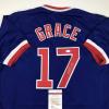 imageAutographedSigned Mark Grace Chicago Blue Baseball Jersey JSA COA