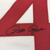 imageAutographedSigned Pete Rose Cincinnati White Baseball Jersey JSA COA