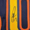 imageAutographedSigned Stephen Steph Curry Golden State Navy Blue Throwback Basketball Jersey JSA COA