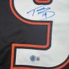 imageAutographedSigned Troy Terry Anaheim Black Hockey Jersey Beckett BAS COA