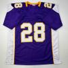 imageFacsimile Autographed Adrian Peterson Minnesota Purple Reprint Laser Auto Football Jersey Size Mens XL