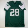 imageFacsimile Autographed Curtis Martin New York Green Reprint Laser Auto Football Jersey Size Mens XL