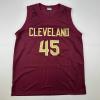 imageFacsimile Autographed Donovan Mitchell Cleveland Red Reprint Laser Auto Basketball Jersey Size Mens XL