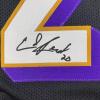 imageFacsimile Autographed Ed Reed Baltimore Black Reprint Laser Auto Football Jersey Size Mens XL