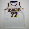 imageFacsimile Autographed Luka Doncic Los Angeles LA White Reprint Laser Auto Basketball Jersey Size Mens XL