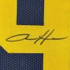 imageFramed AutographedSigned Aidan Hutchinson 35x39 Michigan Blue College Football Jersey Beckett BAS COA