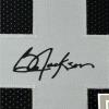 imageFramed Facsimile Autographed Bo Jackson 35x39 Oakland Las Vegas Black Reprint Laser Auto Football Jersey Size Mens XL