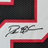 imageFramed Facsimile Autographed Deion Sanders 35x39 Atlanta Black Reprint Laser Auto Football Jersey