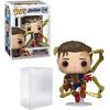 imageTom Holland Spiderman Unmasked SpiderMan 1142 Facsimile Signed Reprint Laser Autographed Funko POP Movies Marvel Endgame Figurine with Protector Case